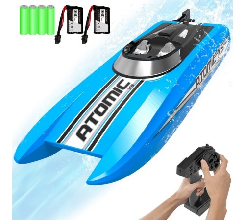 Радиоуправляемый катер Volantex RC AtomicXS синий 2.4G LiPo RTR