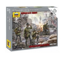 Сборные солдатики ZVEZDA Немецкая элитная пехота 1941-1943, 1/72