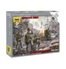 Сборные солдатики ZVEZDA Немецкая элитная пехота 1941-1943, 1/72