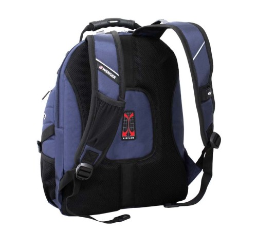 Рюкзак WENGER, 15”,синий/черный, полиэстер 900D/хонейкомб, 35x19x44 см, 29 л