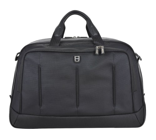 Бизнес-сумка VICTORINOX VX One Business Duffel 15,6'', чёрная, нейлон 1000D/кожа, 54x20x34 см, 37 л