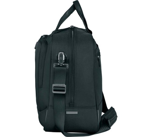 Бизнес-сумка VICTORINOX VX One Business Duffel 15,6'', чёрная, нейлон 1000D/кожа, 54x20x34 см, 37 л