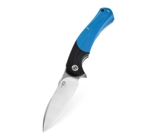Нож Bestech Penguin сталь D2, рукоять G10 черно-синяя