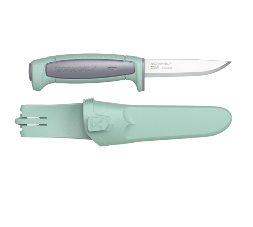 Нож Morakniv Basic 546 2021 Edition нержавеющая сталь, пласт. ручка (зеленая) серая. вставка, 13957