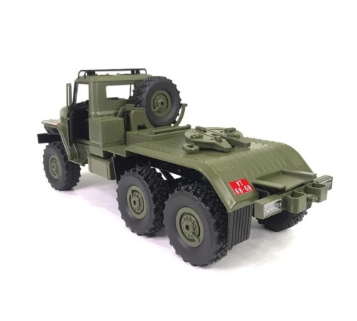 Радиоуправляемая машина WPL военный грузовик B-36 с тралом (зеленый) 6WD 2.4G 1/16 RTR