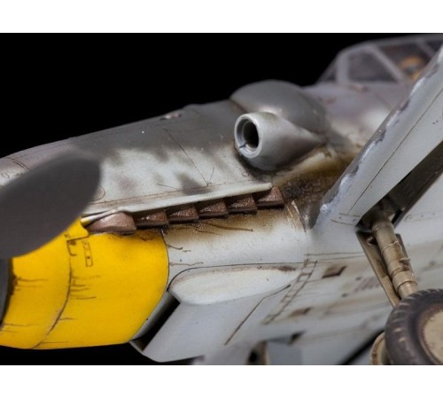 Сборная модель ZVEZDA Немецкий истребитель Мессершмитт BF-109G6, 1/48