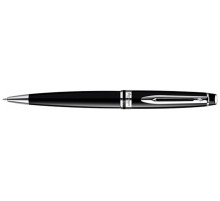Шариковая ручка Waterman Expert Black CT. Корпус - лак, детали дизайна: палладиевое покрытие