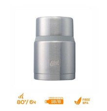 Термос для еды Esbit FJSP, с ложкой, стальной-серый, 0.75 л, FJ750SP-BS
