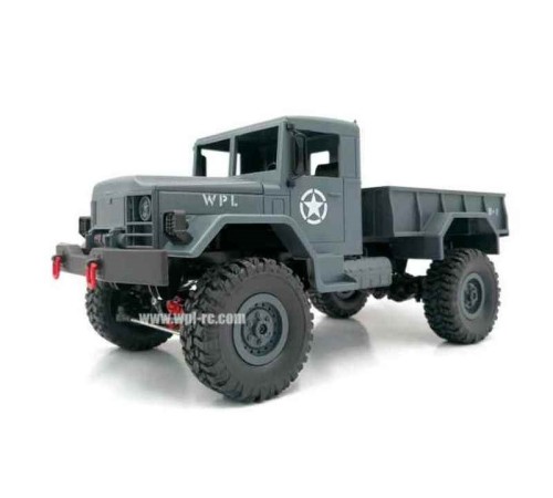 Радиоуправляемая машина WPL B-14R военный грузовик (серый) 1/16 2.4G RTR