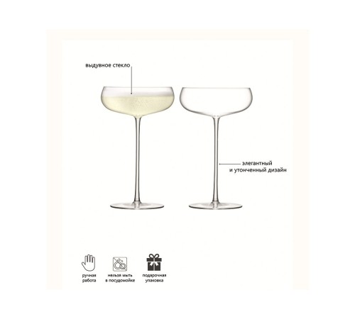 Набор из 2 бокалов-креманок Wine Culture 320 мл