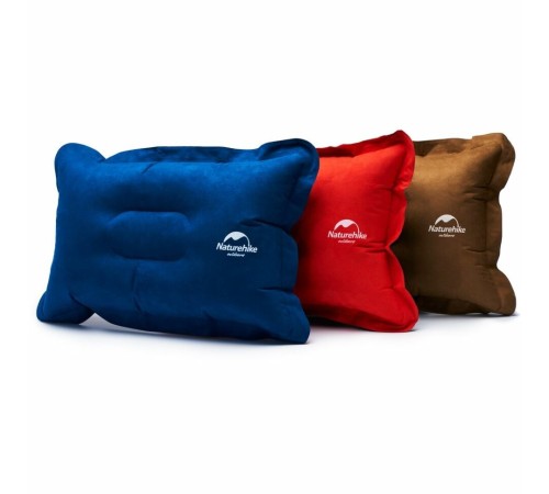 Подушка Naturehike NH15A001-L замшевая голубая, 6927595718223