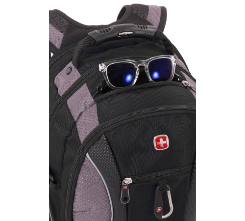 Рюкзак SWISSGEAR, 15'' , чёрный/серый, полиэстер 900D, 35х23х48 см, 39 л