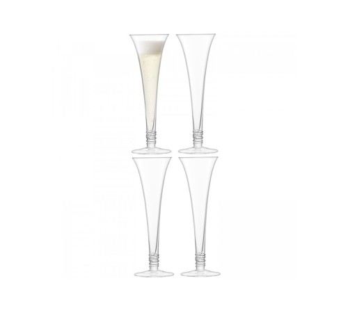 Набор из 4 бокалов-флейт Lsa International Prosecco 140 мл