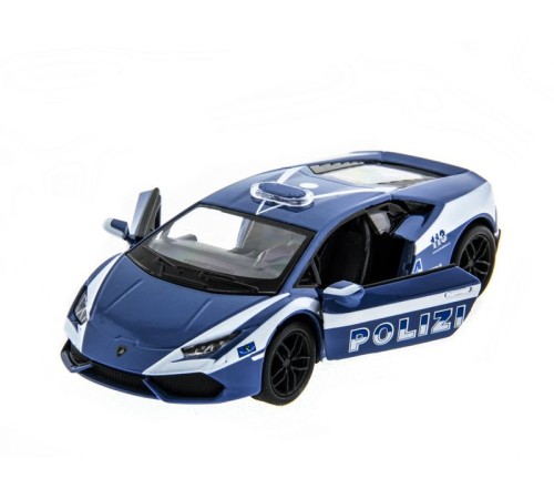 Машина Kinsmart Lamborghini Huracan (Police) инерция (1/12шт.) 1:36 б/к