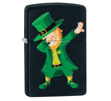 Зажигалка ZIPPO Classic с покрытием Black Matte, латунь/сталь, чёрная, матовая, 38x13x57 мм