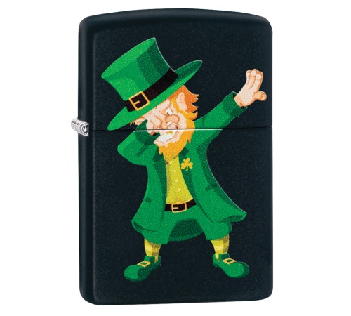 Зажигалка ZIPPO Classic с покрытием Black Matte, латунь/сталь, чёрная, матовая, 38x13x57 мм