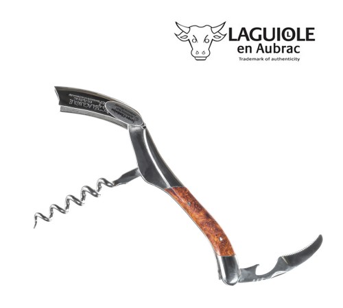 Штопор Laguiole En Aubrac Sommelier Loupe d`Amboine