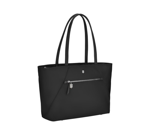 Сумка VICTORINOX Victoria Signature Tote, черная, нейлон/кожа, 51x15x30 см, 19 л
