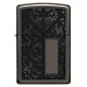 Зажигалка ZIPPO Лучшая цена 2022 с покрытием Black Ice®, латунь/сталь, чёрная, 38x13x57 мм