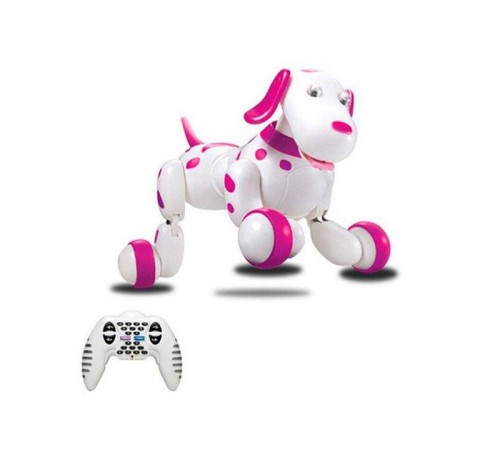 Радиоуправляемая робот-собака HappyCow Smart Dog 2.4G (розовая)
