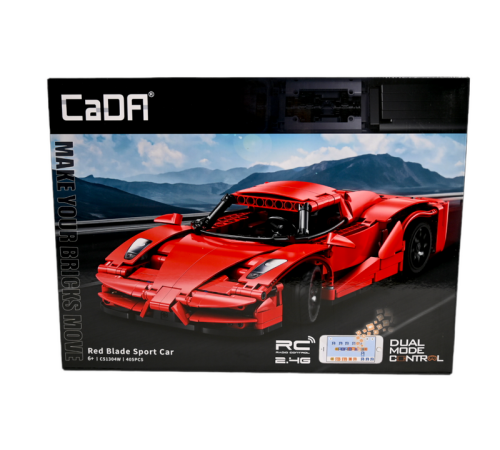 Радиоуправляемый конструктор CaDA спортивный автомобиль Red Blade (432 детали)