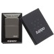 Зажигалка ZIPPO Classic с покрытием Black Ice®, латунь/сталь, чёрная, глянцевая, 38x13x57 мм