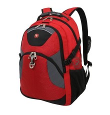 Рюкзак WENGER, 15”,красный/серый/черный, полиэстер, 34х19х47, 32 л