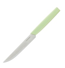 Нож для стейка OKROSHKA САЛАТ, лезвие 12 см, зеленая ручка