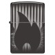 Зажигалка ZIPPO Classic с покрытием High Polish Black, латунь/сталь, черная, глянцевая, 38x13x57 мм