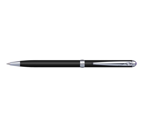 Ручка шариковая Pierre Cardin SLIM. Цвет - черный. Упаковка Е