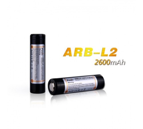 Аккумулятор 18650 Fenix 2600 mAh, ARB-L2