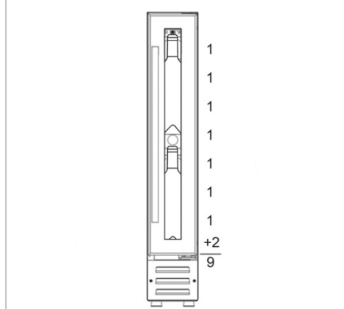 Винный шкаф компрессорный Dunavox DAUF-9.22SS