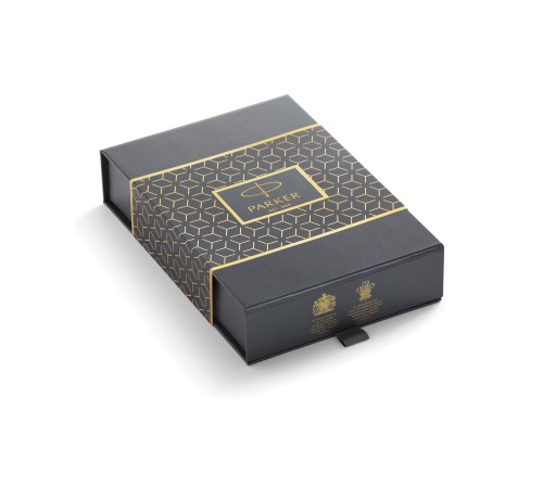 Подарочный набор Parker: Перьевая ручка Parker Sonnet Black Lacquer CT + чехол из экокожи
