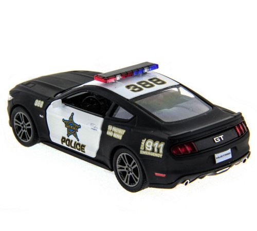 Машина Kinsmart 1:38 Ford Mustang GT 2015 (Police) инерция (1/12шт.) б/к