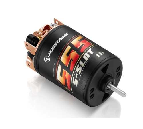Коллекторный мотор Hobbywing QUICRUN Brushed 555-11T (11TKV, 3,175/16,2мм, 1/10)