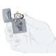 Зажигалка ZIPPO Dead Mans Hand с покрытием Street Chrome, латунь/сталь, серебристая, 38x13x57 мм