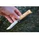 Нож Opinel №8 Alpine adventures, нержавеющая сталь, рукоять дуб, гравировка пеший туризм, 002186