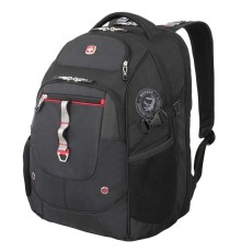 Рюкзак WENGER,15”, черный/красный, полиэстер 900D/М2 добби/искуственная кожа, 34x22x46 см, 34 л