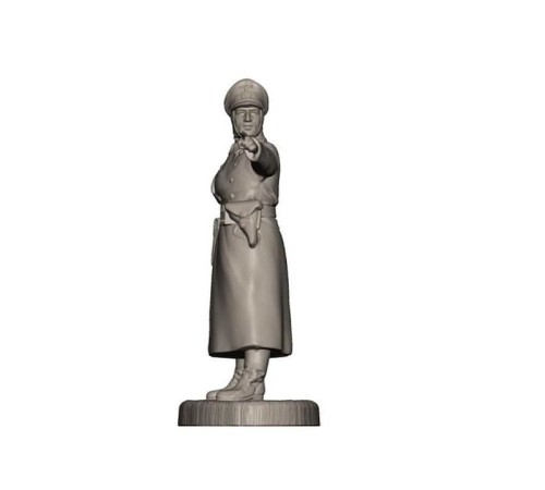 Сборные солдатики ZVEZDA Немецкий штаб в зимней форме, 1/72