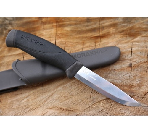 Нож Morakniv Companion Anthracite, нержавеющая сталь, 13165