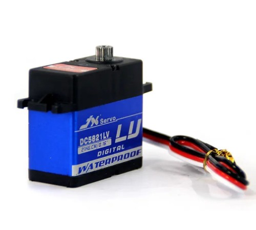 Сервомашинка цифровая JX Servo DC5821LV (58г/21.8/0.16/6V) влагозащищенная