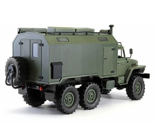 Радиоуправляемая машина WPL УРАЛ (зеленый) 6WD 2.4G 1/16 RTR