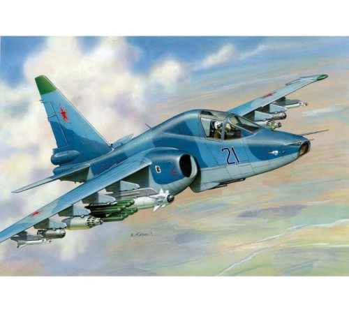 Сборная модель ZVEZDA Российский истребитель танков Су-39, 1/72