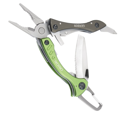 Мультитул Gerber Outdoor Crucial Tool, зеленый, блистер, (1013993), 31-000238