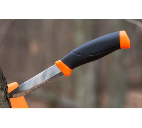 Нож Morakniv Companion F Serrated, нержавеющая сталь, 11829