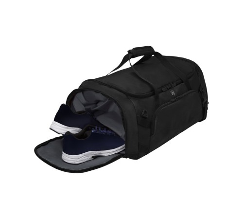 Рюкзак-сумка VICTORINOX VX Sport Evo 2-in-1 Backpack/Duffel, чёрный, полиэстер, 65x37x28 см, 57 л
