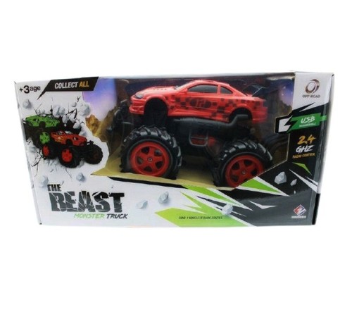 Р/У внедорожник Monstre Truck Nissan Silvia в ассортименте 1/16 + свет + звук