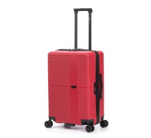 Чемодан TORBER Elton, красный, ABS-пластик, 41 х 28 х 68 см, 64 л