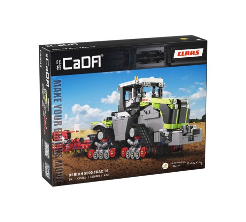 Конструктор CaDA трактор CLAAS XERION 5000 TRAC TS 1/32 (1336 деталей)