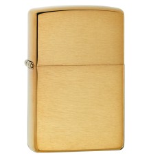 Зажигалка ZIPPO Armor™ с покрытием Brushed Brass, латунь/сталь, золотистая, матовая, 38x13x57 мм